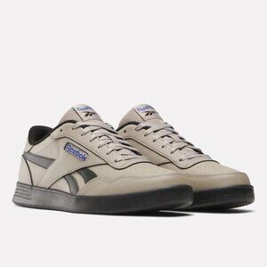 Reebok Unisex Court Advance Sneaker, Ash/Black/Boundless Blue 10 Men/11.5 Women